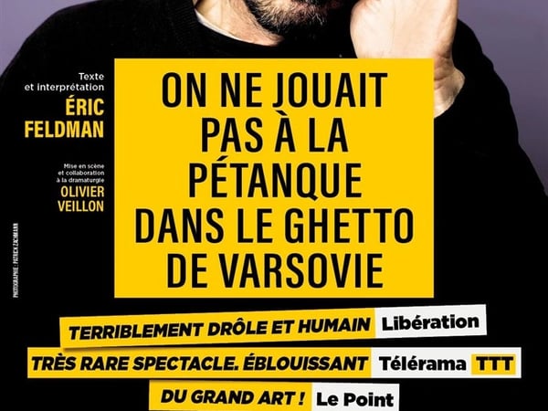 On ne jouait pas à la pétanque dans le ghetto de Varsovie