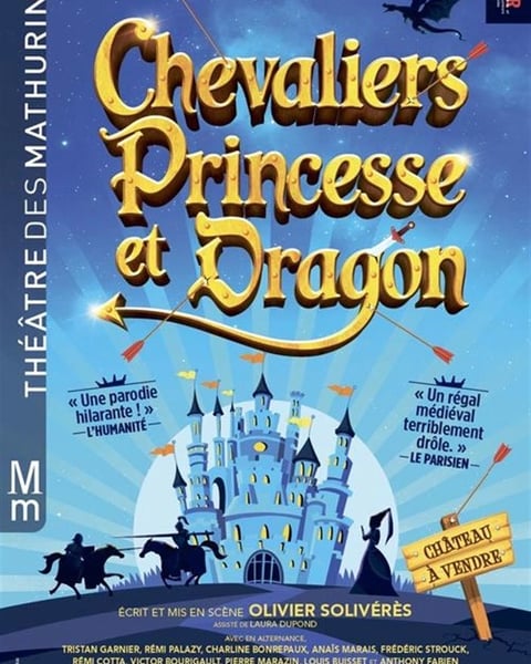 Chevaliers, princesse et dragon