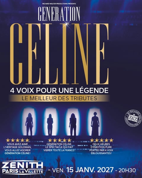 Génération Céline Le Meilleur des Tributes : 4 voix pour une Légende
