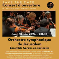 Concert d'ouverture du festival des Cultures Juives