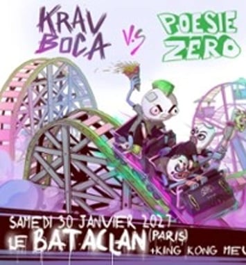 Krav Boca + Poesie Zero + King Kong Meuf