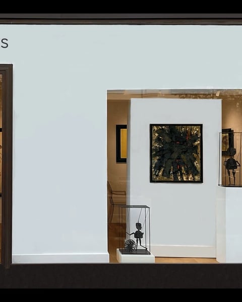 Devanture de la galerie