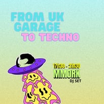 DJ set UK garage to techno