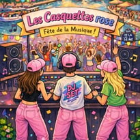 Les Casquettes Rose