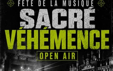 Sacré véhémence... The night in the day, open air
