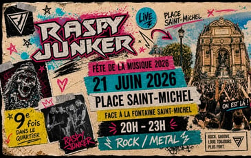 Raspy Junker, rock à Saint-Michel