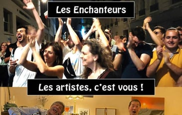 Concert participatif, Chantons tous ensemble autour d'une guitare & d'une batterie