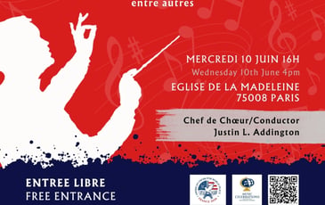 American Choir for World Peace à l'église de la Madeleine