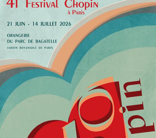 Festival Chopin à Paris 2026 affiche