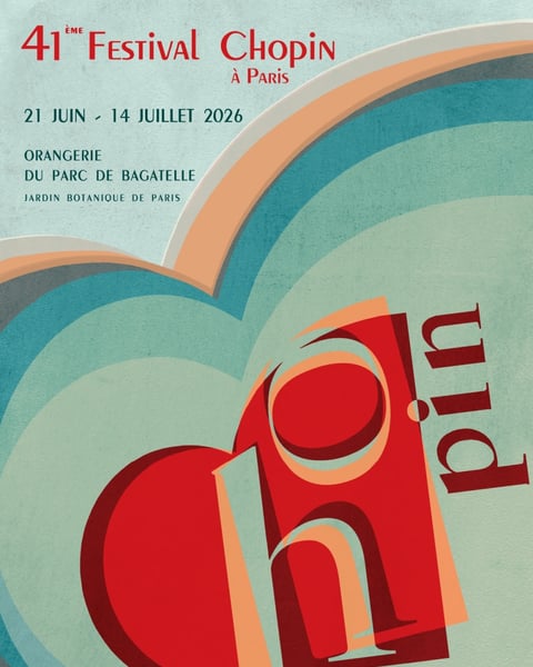 Festival Chopin à Paris 2026 affiche