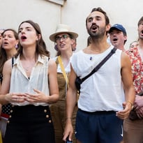 Chorale tout le monde peut chanter à l'Hôtel de la Marine