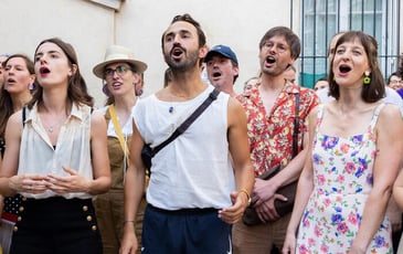 Chorale tout le monde peut chanter à l'Hôtel de la Marine