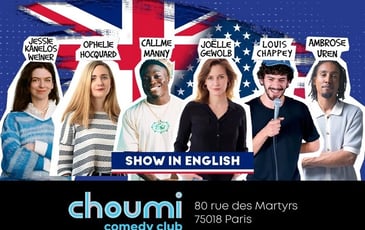 Choumi Comedy Club, in english