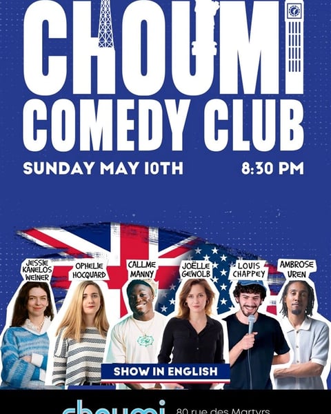 Choumi Comedy Club, in english