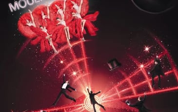 Moulin Rouge Dinner Show with Champagne and Drop Off