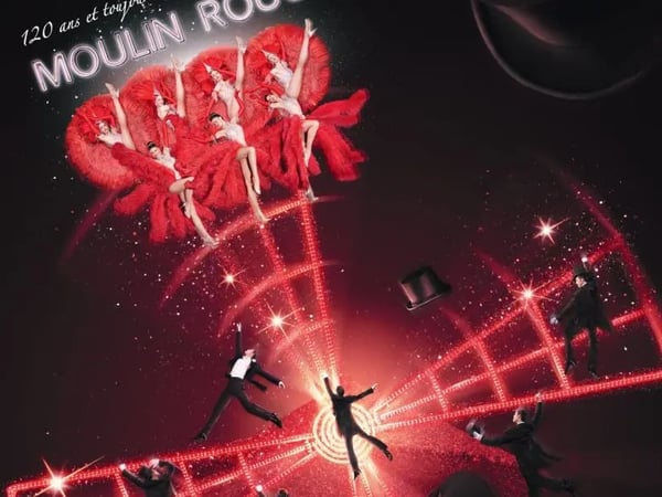 Moulin Rouge Dinner Show with Champagne and Drop Off