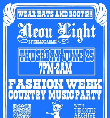 Neon Light Country Party