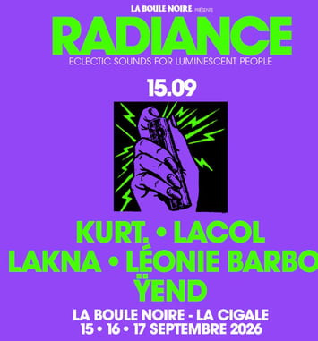 Radiance 2026 La Boule Noire