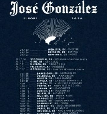 José González et Europe 2026
