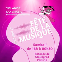 Yolande do Brasil, la batucada rose de Paris