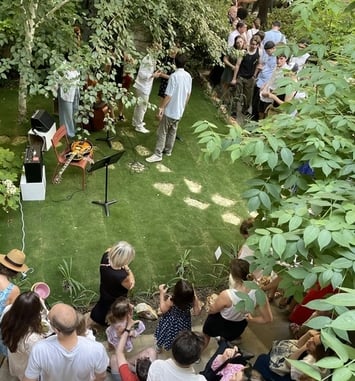 Jazz au jardin du musée Zadkine par l'Atelier Jazz Vincent Bougey CM6 Jean-Philippe Rameau