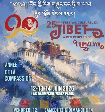 Festival Culturel du Tibet et des Peuples de l'Himalaya 2026 affiche