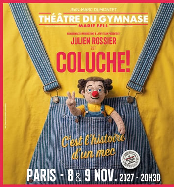JULIEN ROSSIER est COLUCHE ! C'est l'histoire d'un mec, Tournée