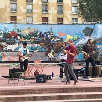 GOne, Reprises rock live