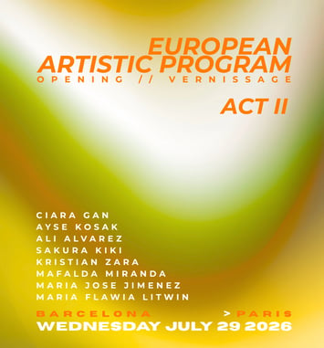 Final residency exhibition