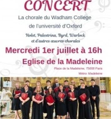 Chorale du Wadham College d'Oxford