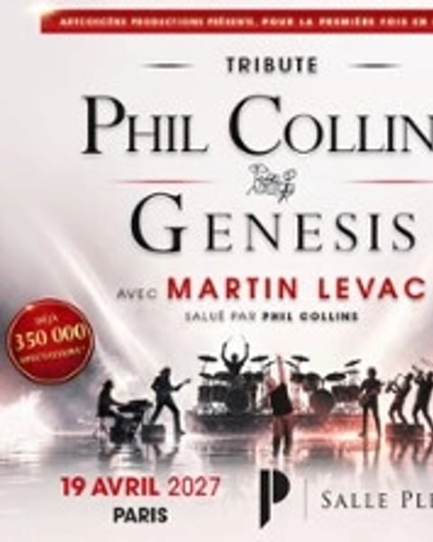 Phil Collins et Genesis Tribute avec Martin Levac