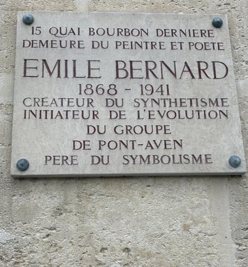Visite d'un atelier d'artiste peintre situé dans une cour classée monument historique l'Île Saint-Louis