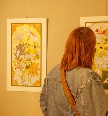 Vernissage de l'exposition "Échos de la Sirène"