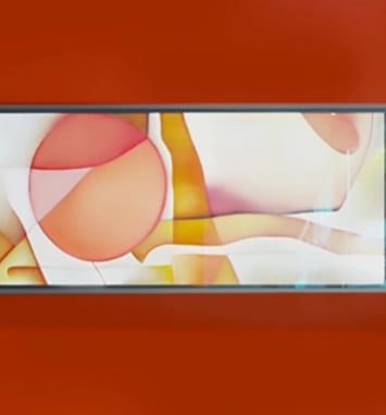Tableau signé Guillaume Bottazzi, face au parc Montsouris