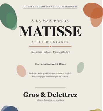 Atelier pour enfants « À la manière de Matisse »