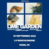 Lime Garden et Maybe Not Tonight Europe Tour 2026