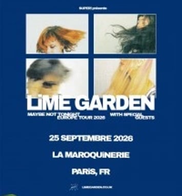 Lime Garden et Maybe Not Tonight Europe Tour 2026