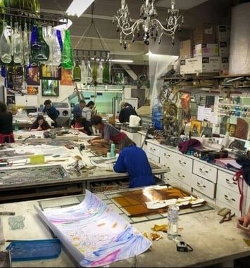 Visite des Ateliers de la Maison du Vitrail