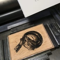 Démonstration de xylogravure