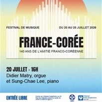 Concert orgue et piano pour le 140ème anniversaire de l'Amitié Franco-Coréenne