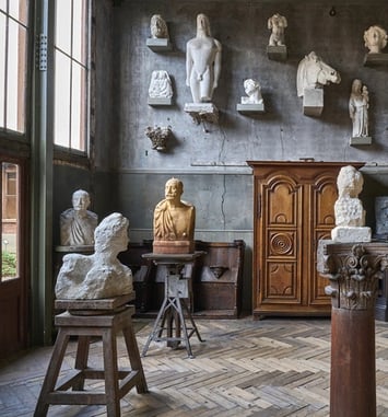 Visites et ateliers en lien avec le Contrepoint d'Anthony Guerrée, Atelier d'artiste : matériaux et savoir-faire