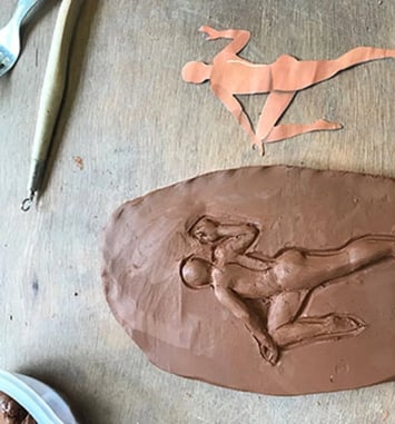 Sculpter les muses de l'atelier de Delacroix