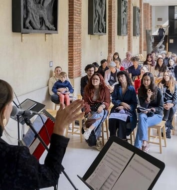 Concert sérénade de Beethoven, sous les arcades