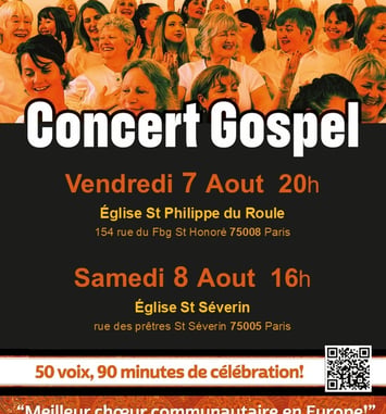 Grand Concert Gospel, du Medina Community Choir, Angleterre