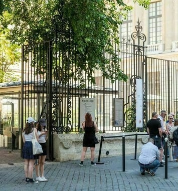 Visite de la Bibliothèque nationale de France (BnF), Site Richelieu
