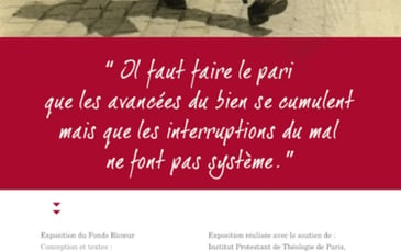 Exposition "Paul Ricoeur : la traversée du siècle"