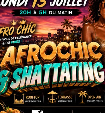 Clubbing Soirée Afrochic et Shattating Open Air et Club