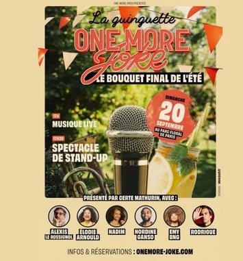 La Guinguette One More Joke au Parc Floral de Paris