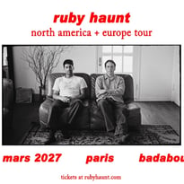 Ruby Haunt en concert