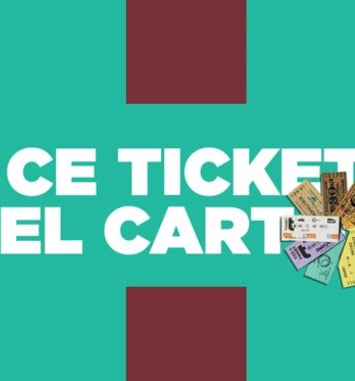 Exposition sur le ticket en carton